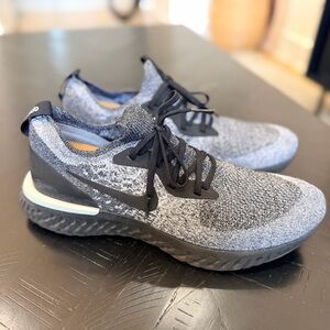 Nike React Men's Black and Gray Running Shoes. Barely Worn!